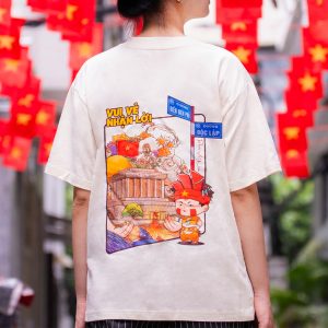 Áo phông cotton unisex Vui Vẻ Nhận Lời